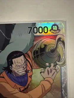 ONE PIECE ENGLISH CARD HOLO GAME CARTE CROCODILE OP01-067 SR - Image 2