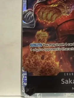 One Piece Card Game Sakazuki OP02-099 SR Paramount War English - Image 5