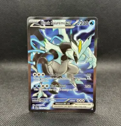Pokemon TCG Black Kyurem EX Surging Sparks 218/191 Full Art Ultra Rare Holo Card - Image 1