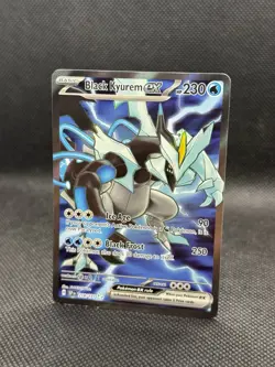 Pokemon TCG Black Kyurem EX Surging Sparks 218/191 Full Art Ultra Rare Holo Card - Image 2