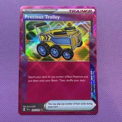 Precious Trolley (Ace Spec) 185/191 Surging Sparks Pokemon TCG Card NM - Image 1