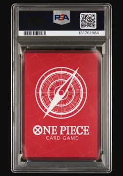 One Piece Monkey D Luffy OP01-003 Pre-Errata Alt Art Leader Card PSA 9 - Image 2