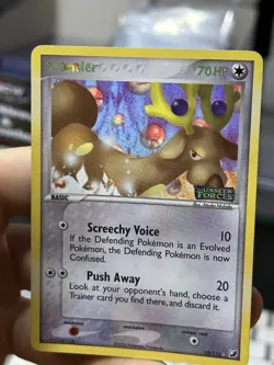 #2 Stantler 32/115 EX Unseen Forces 2005 Reverse Holo Rare Pokemon Card TCG - Image 4
