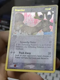 #2 Stantler 32/115 EX Unseen Forces 2005 Reverse Holo Rare Pokemon Card TCG - Image 5
