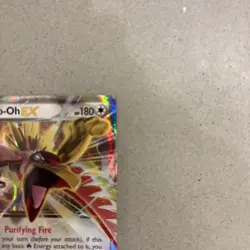 Pokemon TCG XY Breakpoint Ho-Oh EX 92/122 Ultra Rare Holo Card LP Condition - Image 3