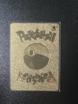 Pikachu 075/073 HP70 Pokemon Gold Textured Foil Fan Art Collector Card NM/M - Image 2