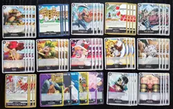One Piece TCG Kingdoms of Intrigues OP04 english compl.C+UC playset x4=300 cards - Image 2