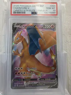 Charizard V SWSH050 SWSH: Sword & Shield Promo Cards Holo - Image 1