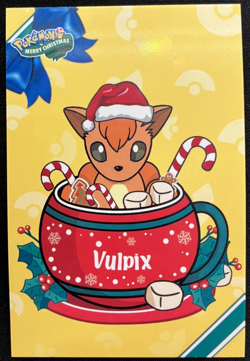 Vulpix Ice Holo Pokemon 2024 Card Database Merry Christmas - Image 1