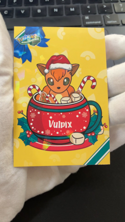 Vulpix Ice Holo Pokemon 2024 Card Database Merry Christmas - Image 2