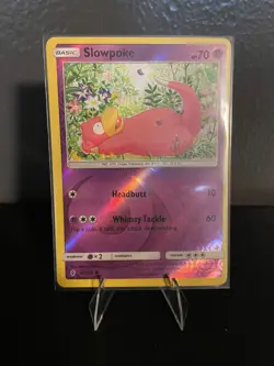 Slowpoke 48/145 SM Guardians Rising Reverse Holo - Pokemon Card - NM/Common - Image 1