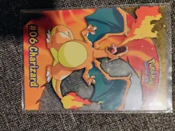 2000 Pokemon Charizard #06 Topps PC3 TV Animation Clear Card Variant - Image 2
