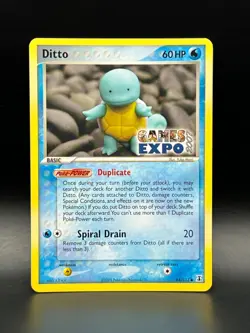 Ditto GAMES EXPO Card- Ex Delta Species 64/113-Super Rare Pokemon Promo -NM - Image 1