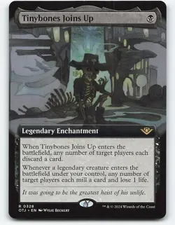 Tinybones Joins Up (Extended Art) #328 Magic the Gathering Card - Image 1