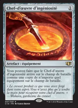 Magic The Gathering MTG MASTERWORK OF INGENUITY FRENCH Commander 2014 NM - Image 1