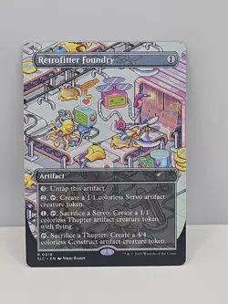 Retrofitter Foundry Non Foil Secret Lair Encyclopedia Of Magic Near Mint MTG - Image 1