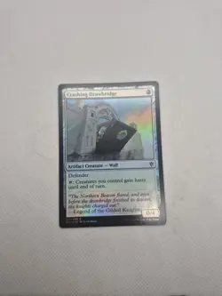 Crashing Drawbridge 217/269 Throne Of Eldraine Common Foil MTG - Image 1