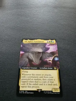Sin, Spira's Punishment (Extended Art) #508 (NM) Final Fantasy FIN Magic MTG - Image 1