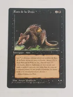 MTG Plague Rats (French Revised (BB)/Black/C) - BGM - Image 1
