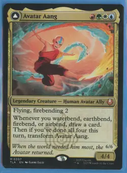 MTG: Avatar: The Last Airbender: Avatar Aang / Aang, Master of Elements - Image 1