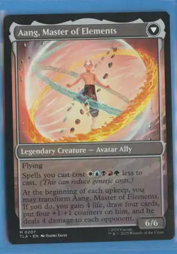 MTG: Avatar: The Last Airbender: Avatar Aang / Aang, Master of Elements - Image 2