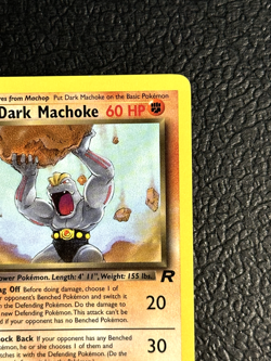 Dark Machoke #40/82 1st Edition Team Rocket NM/Near Mint Pokemon 2000 - Image 2