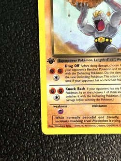 Dark Machoke #40/82 1st Edition Team Rocket NM/Near Mint Pokemon 2000 - Image 4