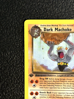 Dark Machoke #40/82 1st Edition Team Rocket NM/Near Mint Pokemon 2000 - Image 5