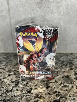 Pokemon Sun & Moon Crimson Invasion Booster Box Sealed - Image 3