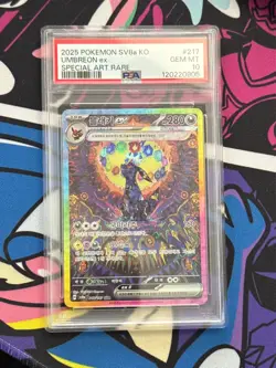 PSA 10 Umbreon EX Special art rare 217/187 Terastal Festival EX Pokemon 2024 - Image 1
