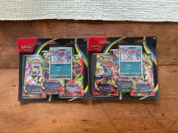 Pokemon TCG Mega Evolution Phantasmal Flames 3-Pack Blister SEALED - Image 1