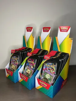 Pokemon TCG Phantasmal Flames Sealed Single Pack Blister Display Case 36 Packs - Image 2