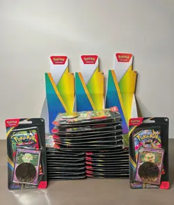 Pokemon TCG Phantasmal Flames Sealed Single Pack Blister Display Case 36 Packs - Image 3