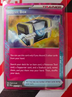 Pokemon Scarlet & Violet Twilight Masquerade Secret Box 163/167 Ace Spec Item NM - Image 1