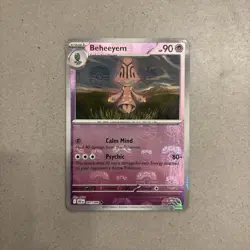 Pokemon - Beheeyem 041/086 Master Ball Reverse Holo - Black Bolt - Image 1