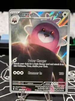 Pokemon TCG Shrouded Fable English Full Art Illustration Rare Bewear 79/64 - Image 1