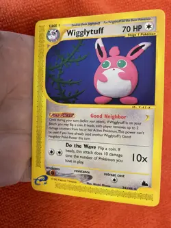SKYRIDGE WIGGLYTUFF 34/144 2003 RARE Non -Holo Pokemon TCG - Image 4