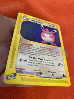 SKYRIDGE WIGGLYTUFF 34/144 2003 RARE Non -Holo Pokemon TCG - Image 5