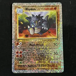 Pokemon TCG Rhydon 35/110 Legendary Collection 2002 Reverse Holo RARE NEAR MINT - Image 1