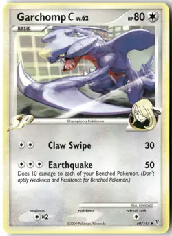 Garchomp C, Pokemon Supreme Victors Uncommon, 60 NM - Image 1