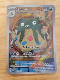Pokemon Scarlet and Violet White Flare Lot of 2 Trubbish Garbodor Illistrations - Image 5
