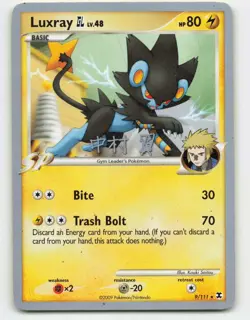 2009 Pokemon, Rising Rivals, #9/111 Luxray GL, Rare, 2009 World Championships TN - Image 1