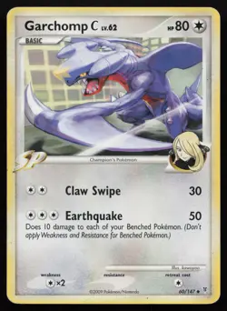 Pokemon Vintage Garchomp C 60 Supreme Victors Non-Holo - HP / DMG - Image 1
