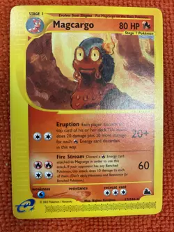 SKYRIDGE MAGCARGO 17/144 2003 RARE Non -Holo Pokemon TCG - Image 1
