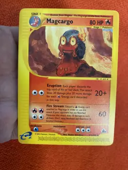 SKYRIDGE MAGCARGO 17/144 2003 RARE Non -Holo Pokemon TCG - Image 4