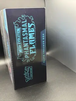 Phantasmal Flames ETB FAST SHIPPING- Pokemon TCG - Factory Sealed IN HAND! - Image 4