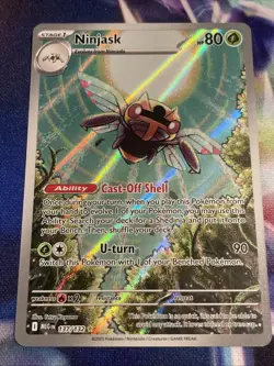 Pokemon TCG Ninjask 137/132 Illustration Rare Mega Evolution NM/M - Image 1