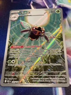 Pokemon TCG Ninjask 137/132 Illustration Rare Mega Evolution NM/M - Image 2