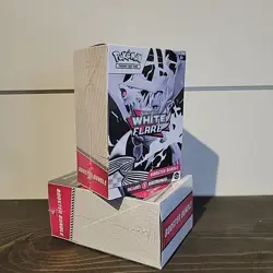 Pokemon TCG 💎2 SEALED White Flare Booster Bundles💎Triple Whammy Tin (open) - Image 3