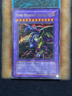 Yugioh Five-Headed Dragon SD09-ENSS1 Ultra Rare Limited Edition NM - Image 1